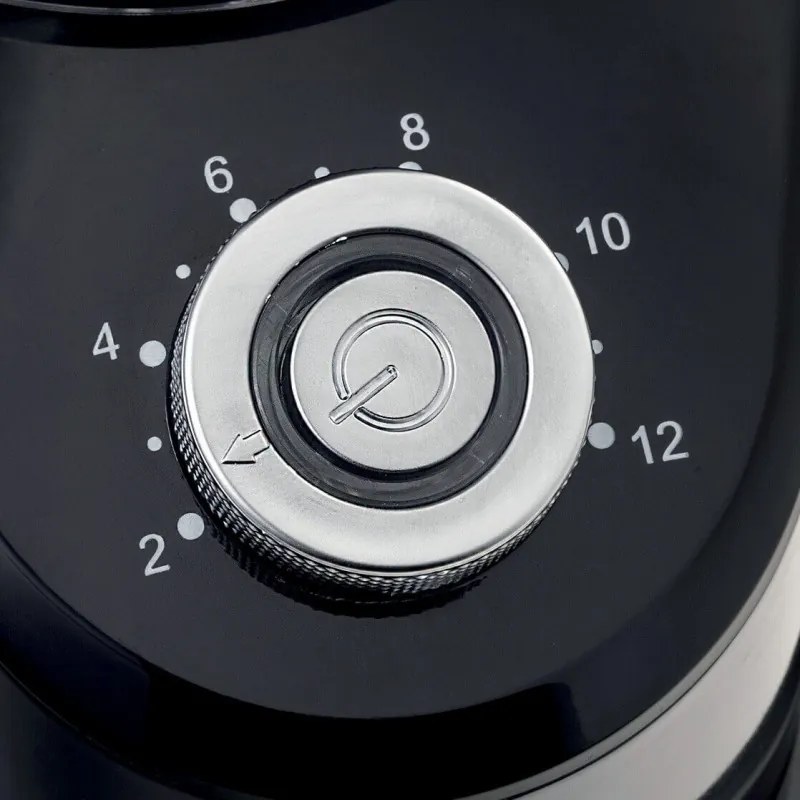 Rasnita electrica pentru macinat cafea Ariete COFFEE GRINDER 3023/00, 200W, 200 g, 14 nivele de macinare, 2-12 cesti, Negru