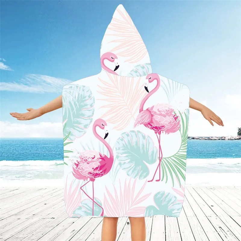 Patura de plaja FLAMINGO set familial 2 buc, colorata