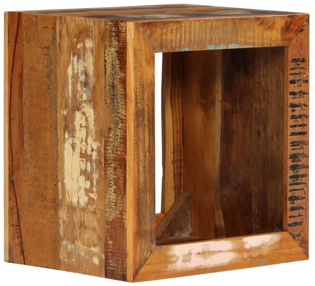 vidaXL Scaun, 40 x 30 x 40 cm, lemn masiv reciclat