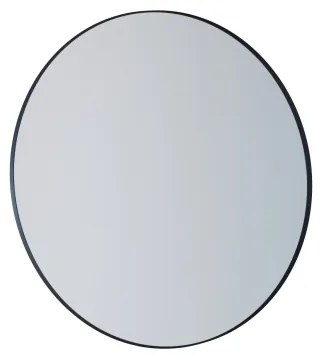 Oglindă de baie BORGSTED, Ø 60 cm, neagră