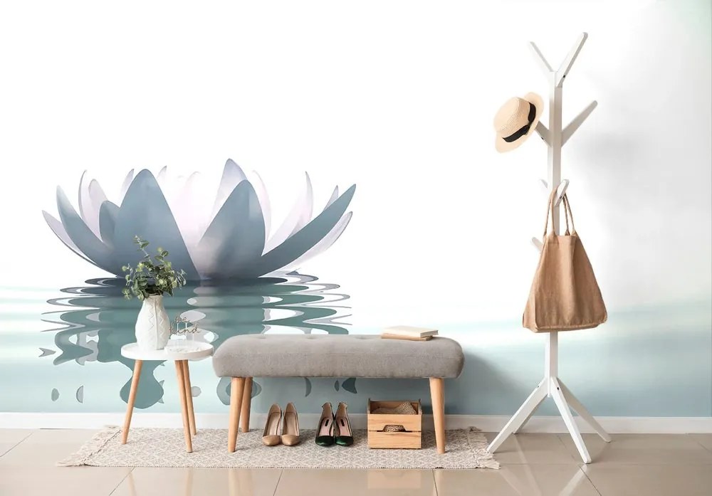 Tapet autoadeziv floare de lotus
