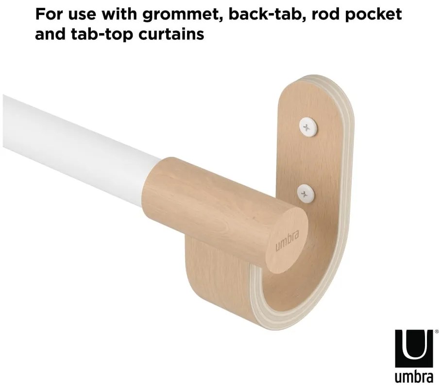 Galerie de perdea extensibilă 107-305 cm din oțel Bellwood – Umbra