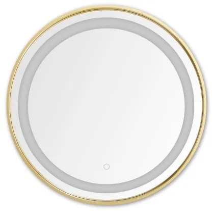 Oglindă LED retroiluminată pentru baie Zuma Line D251801 24W/230V 3000/4000/6000K IP44 auriu