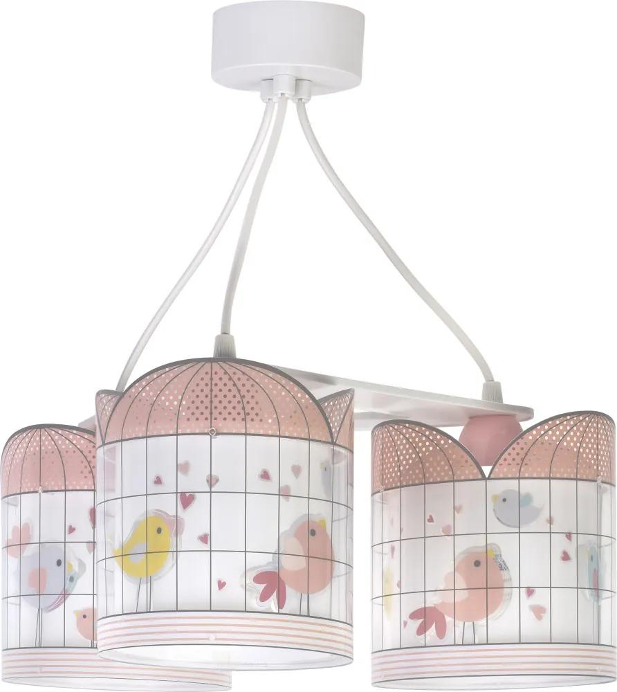 Dalber Little Birds 71284 lustre /pendule, iluminat copii  plastic