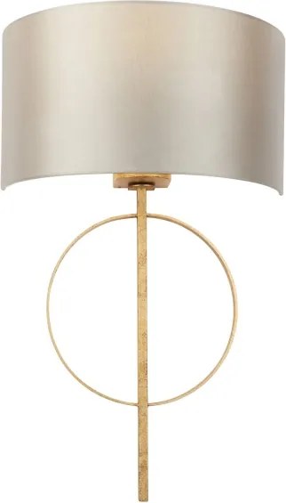 Endon 95210 - Lampă de perete 1xE27/10W/230V gri/alamă