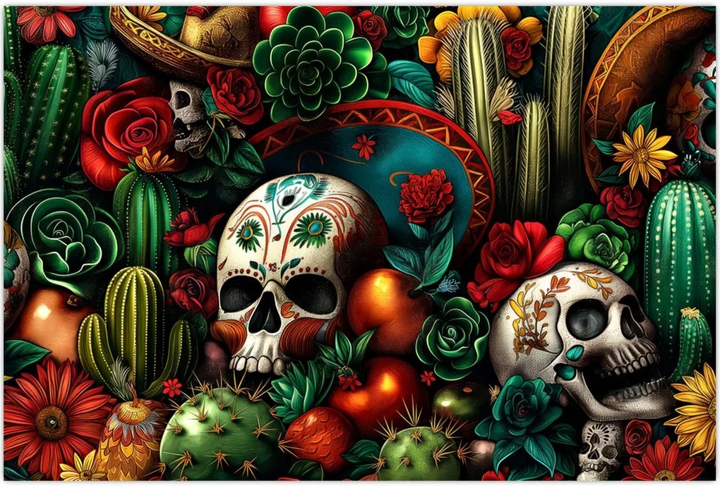 Tablou - Concept mexican (90x60 cm)