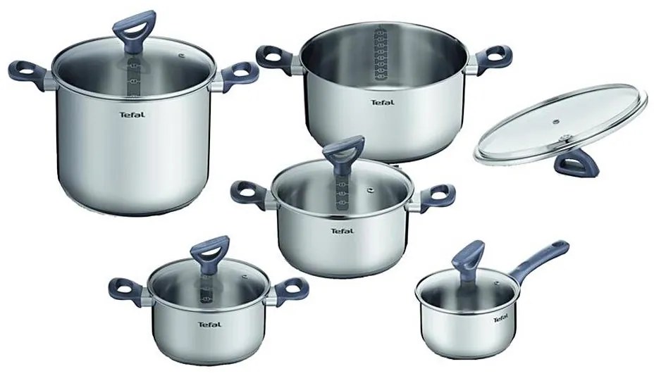 Set de oale Tefal 10 buc. DAILY COOK oțel inoxidabil