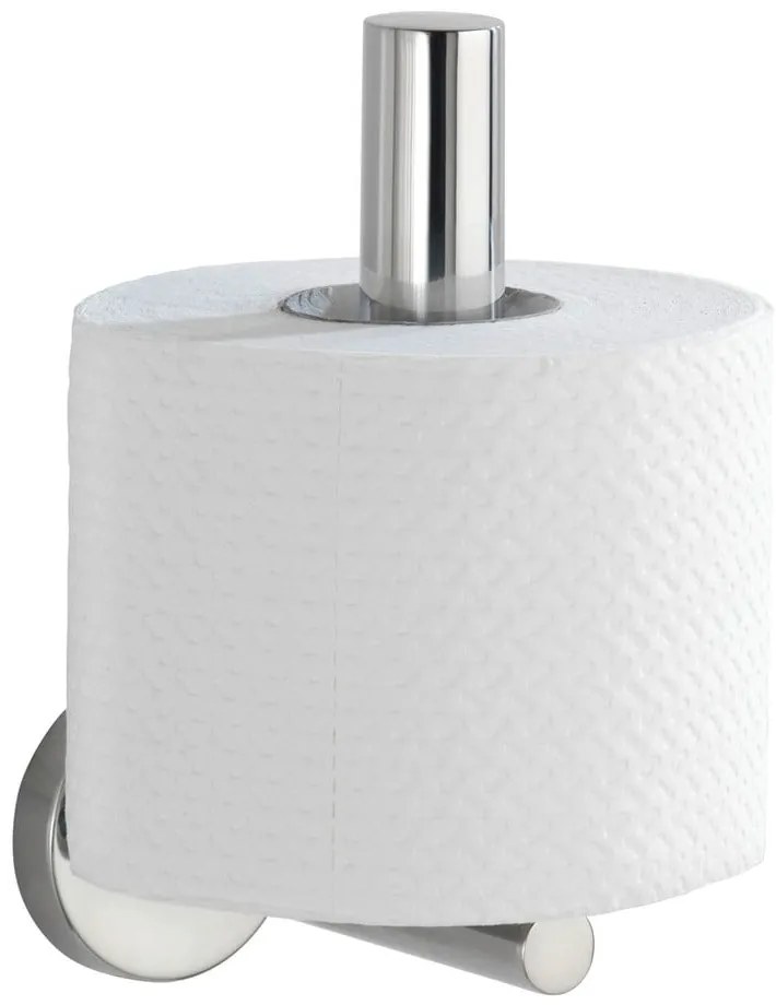 Suport pentru hârtie igienică argintiu lucios de montat pe perete din oțel inoxidabil Bosio – Wenko