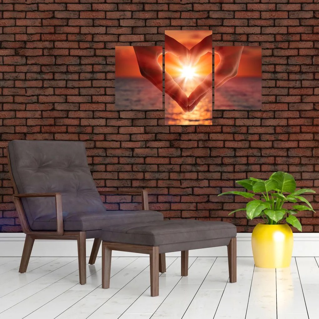 Tablou - Soare în inimă (90x60 cm)