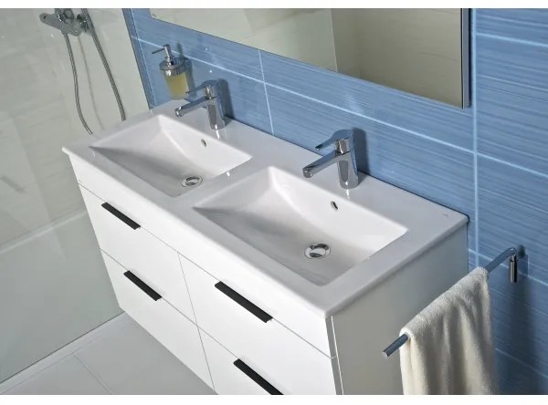 JIKA H4537621763001 - Dulap de baie CUBE 80 cm cu lavoar, alb