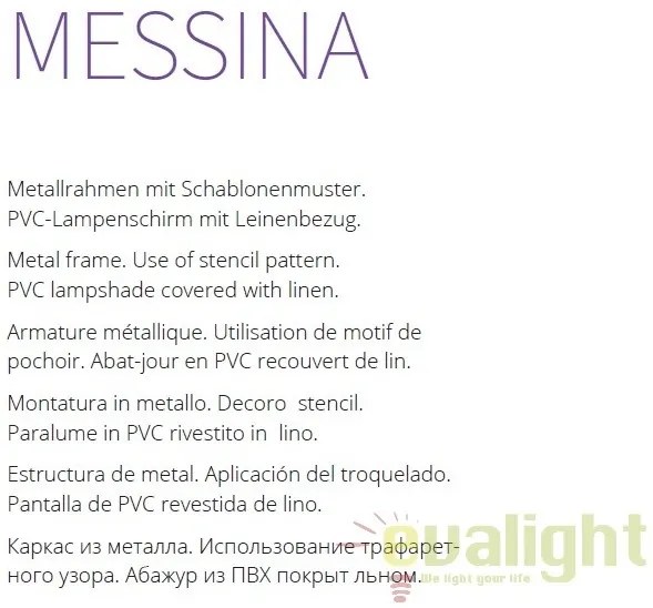 Aplica de perete clasica Messina I MYH223-WL-01-G