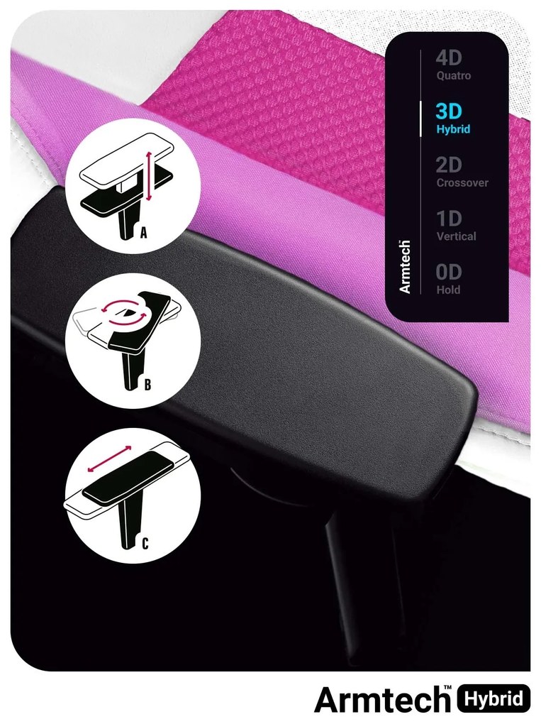 Scaun gaming Diablo X-Player 2.0 din material Normal Size Marshmallow Pink