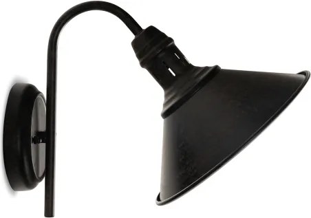 Brilagi - Lampă de perete FORGE 1xE27/60W/230V neagră