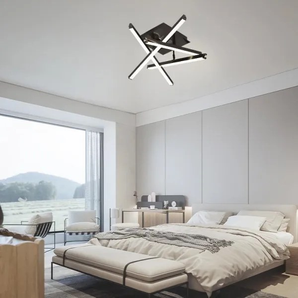 Lustră LED dimabilă aplicată LED/60W/230V 3000-6500K + telecomandă