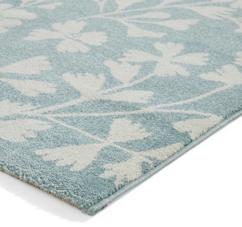 Covor albastru 160x230 cm Grace Floral – Catherine Lansfield