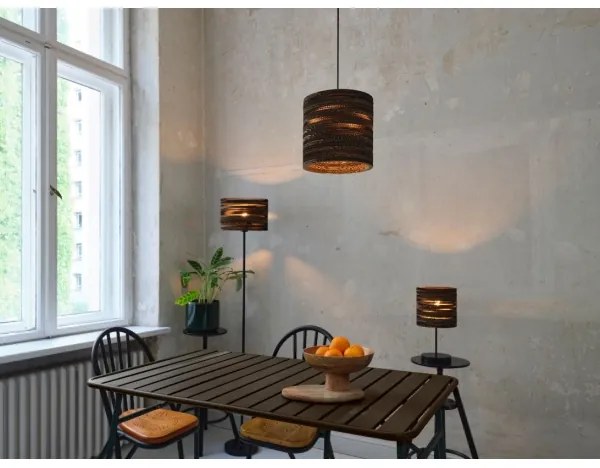 Lampă de masă Ledvance DECOR CARDBOARD 1xE27/15W/230V d. 20 cm