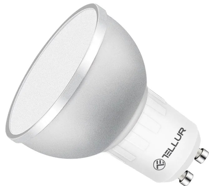 Bec Tellur WiFi Smart LED GU10, 5 W,albă caldă
