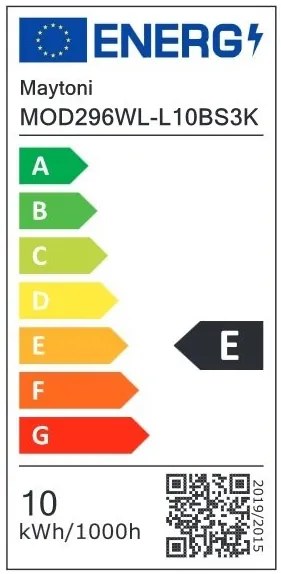 Aplica de perete LED design minimalist Flat, fumuriu
