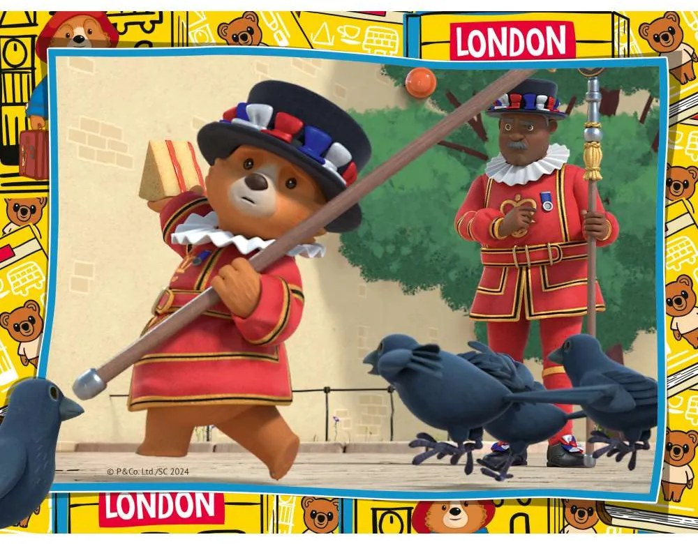 PUZZLE AVENTURILE LUI PADDINGTON 12, 16, 20, 24 PIESE - RAVENSBURGER (RVSPC01051)