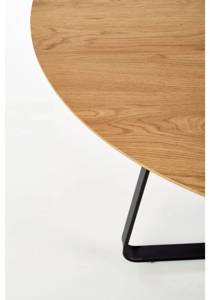 Masa de bucaterie Looper 2, stejar auriu / negru