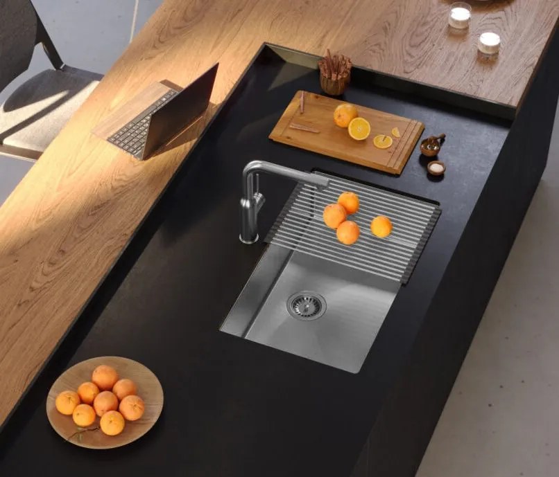 Chiuveta inox ANTHONY 80 crom periat