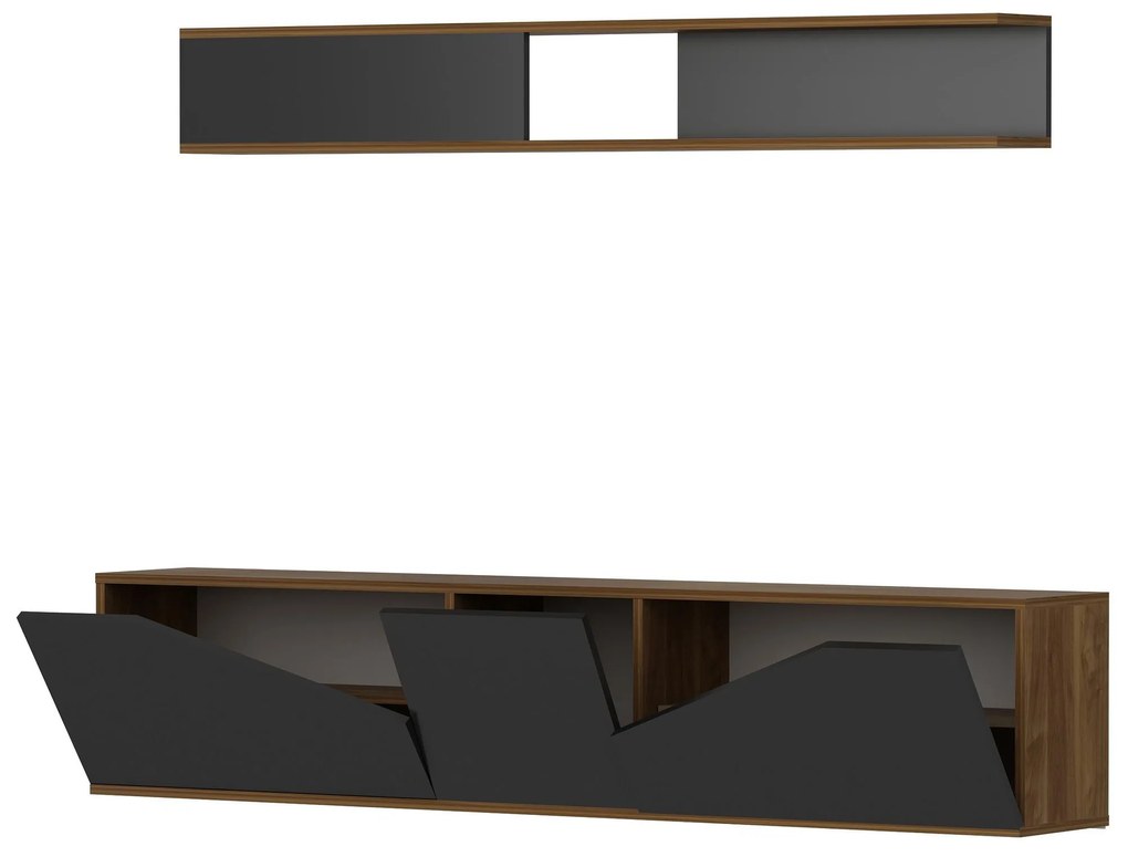 Mobilier living Tupac (nuc + negru). 1102602