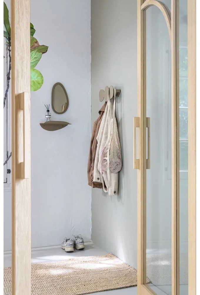 Cuier de perete bej din metal 35 cm Tumulo – Spinder Design