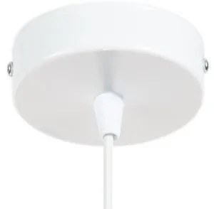 Lustră pe cablu WILL 1xE27/60W/230V albă