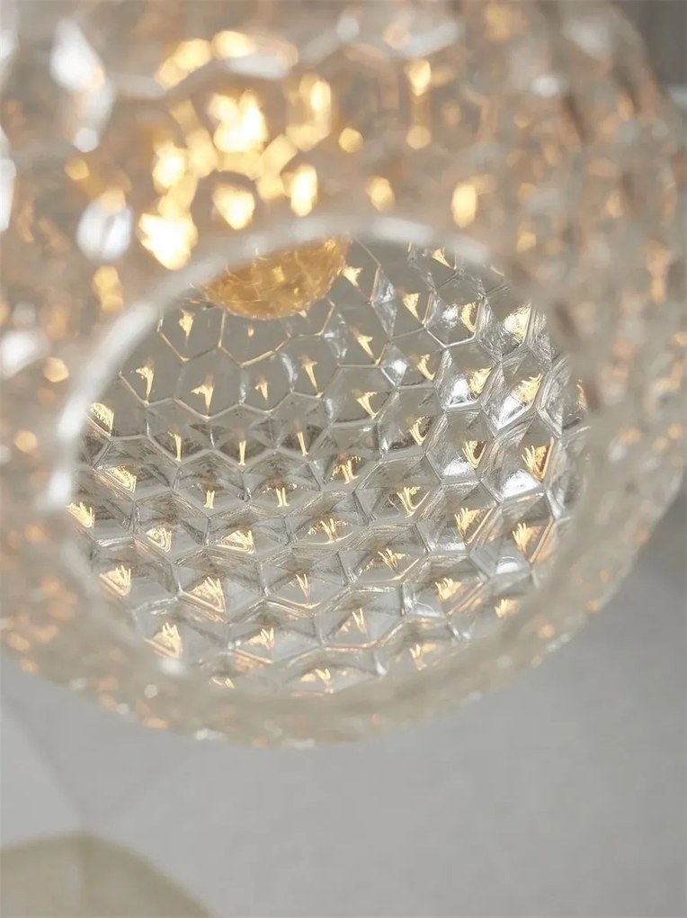 Pendul design decorativ Venice oval, clear