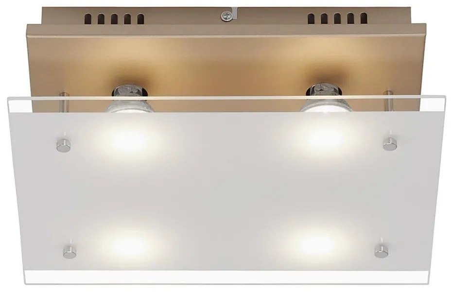 Plafonieră LED Briloner 3586-047 SMART GOLD 4xGU10/4W/230V