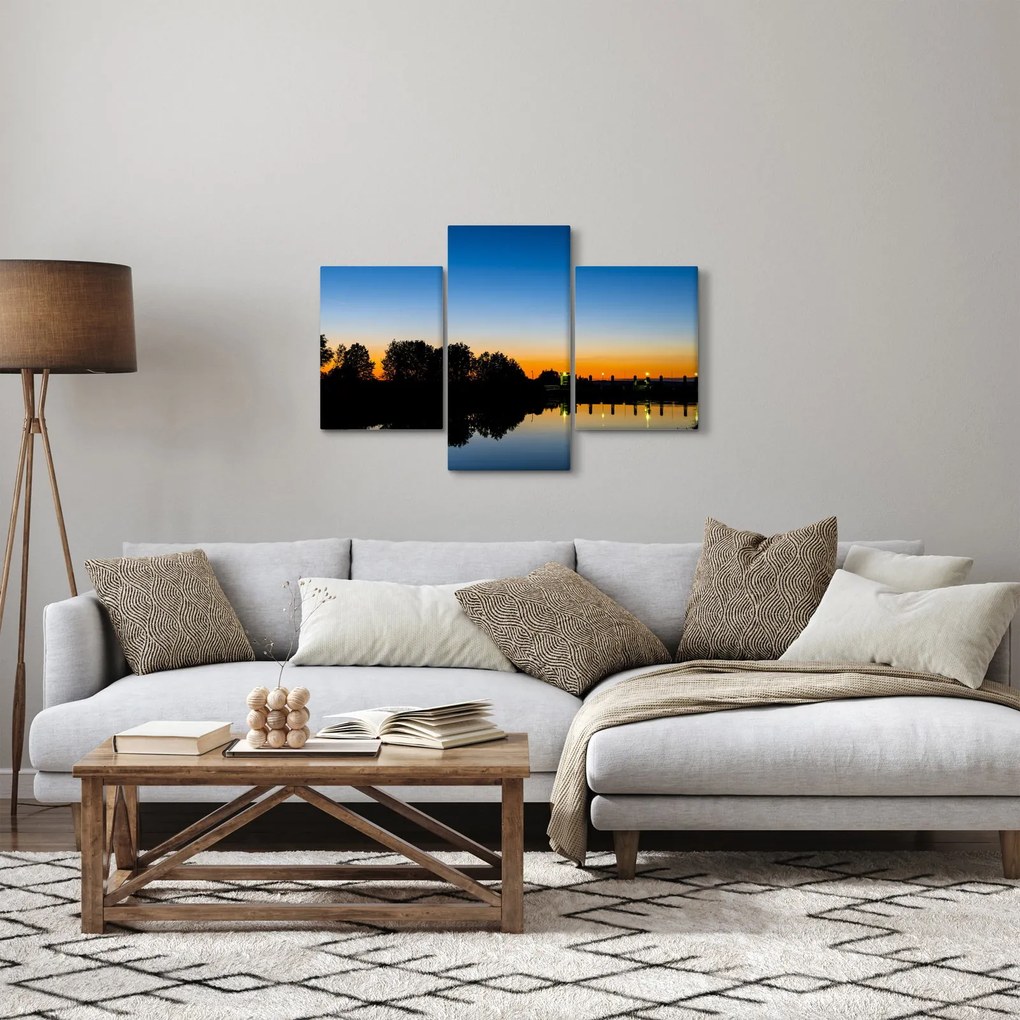 Tablou cu apus de soare (90x60 cm)