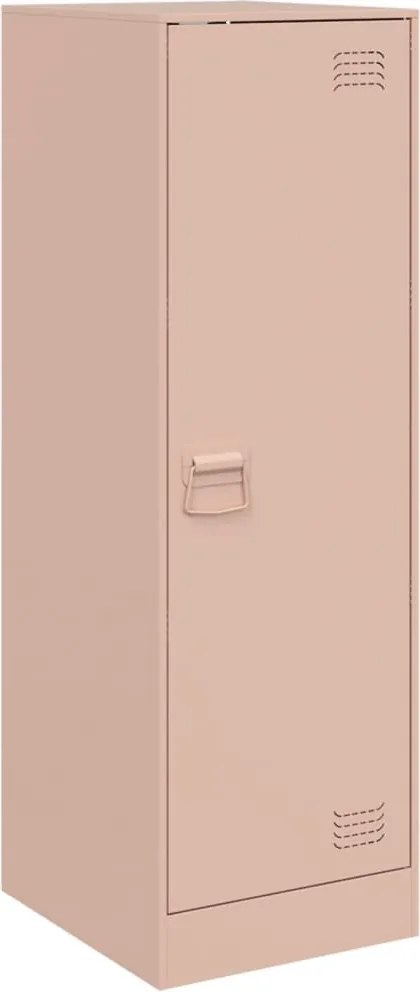 vidaXL Comodă Roz 34,5x39x107 cm oțel