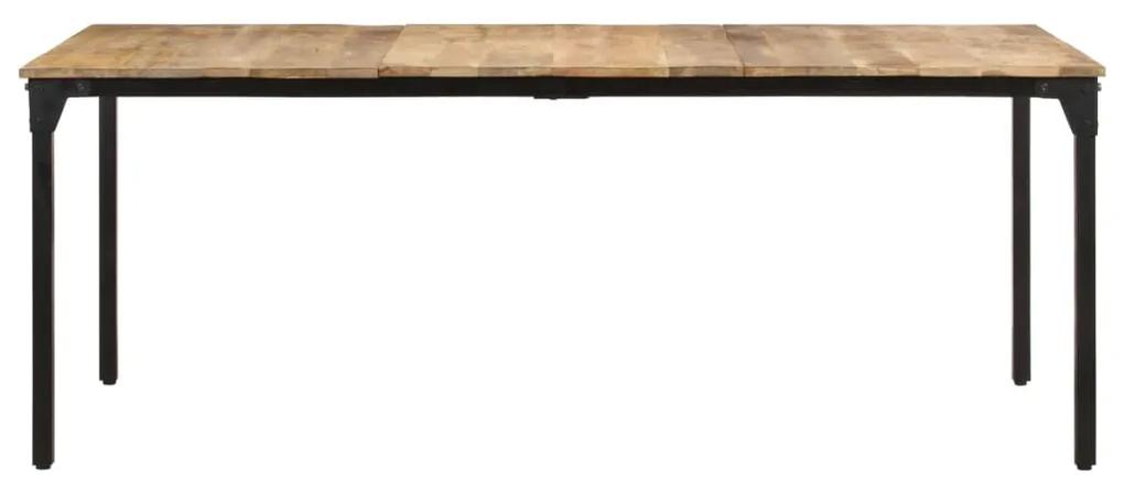 321976 vidaXL Masă de bucătărie, 200x100x76 cm, lemn de mango nefinisat