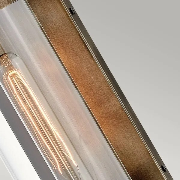 Quintiesse QN-PEARSON-M-BU - Aplica de perete pentru exterior PEARSON M 1xE27/60W/230V IP44 bronz