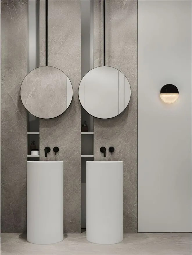 Aplica LED decorativa pentru baie IP44 LED 2700K DORIN negru