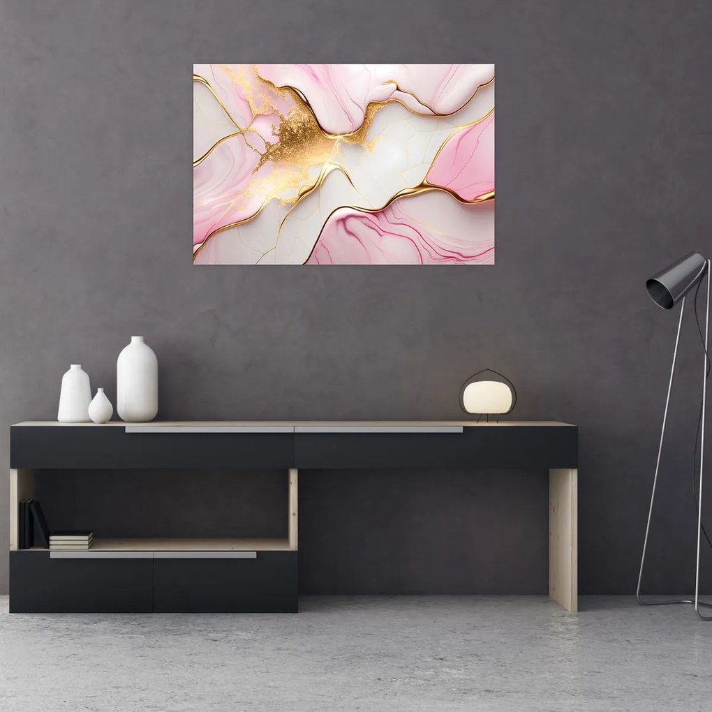 Tablou - Design de marmură (90x60 cm)