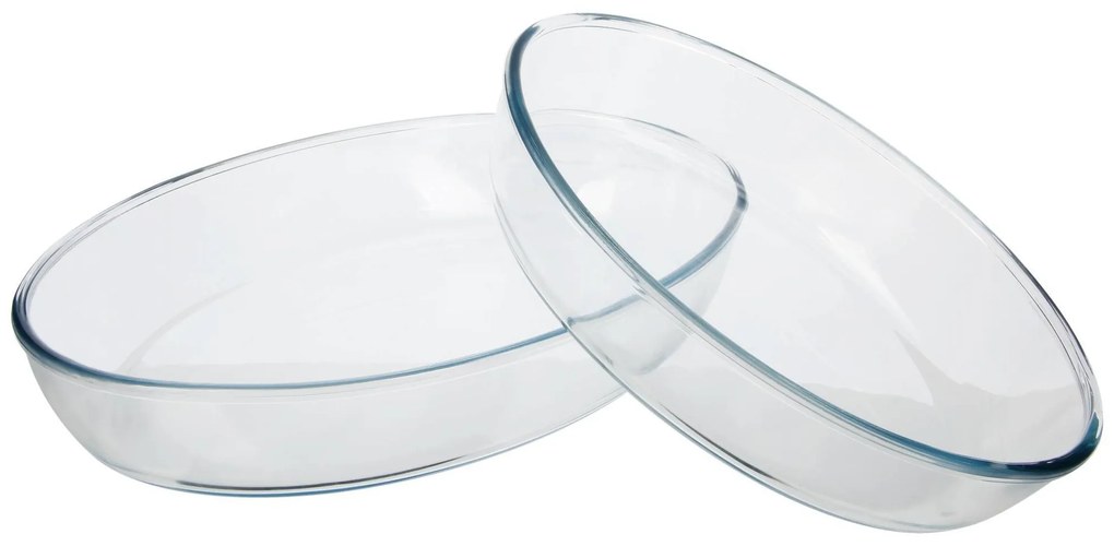 Caserola ovală termorezistentă, 2 buc