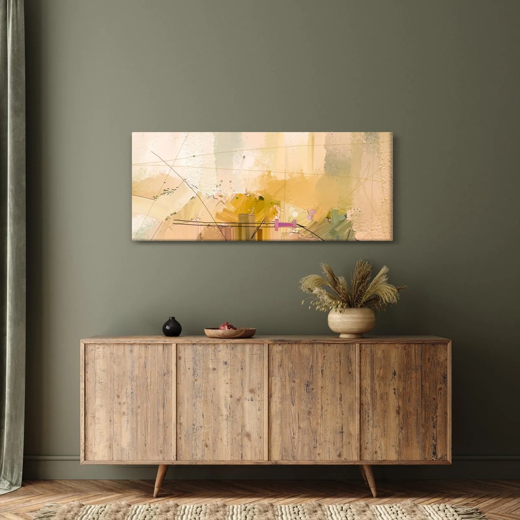 Tablou - Abstract, pictură în ulei (120x50 cm)