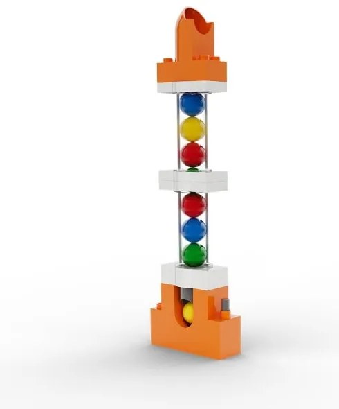 Set accesorii pistă cu bile Hubelino Elevator, 24 piese