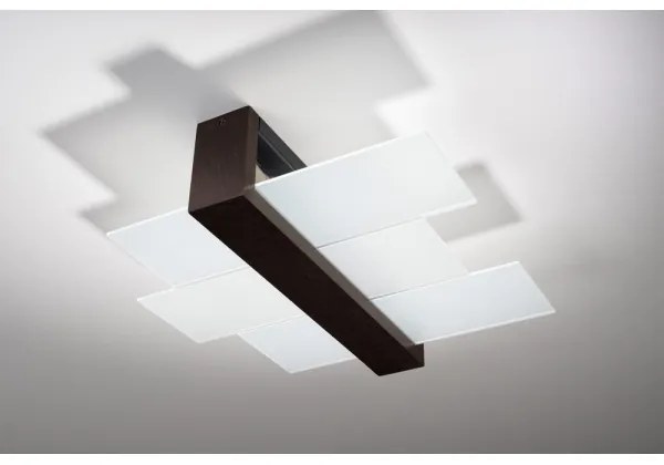 Plafonieră FENIKS 2 2xE27/60W/230V wenge