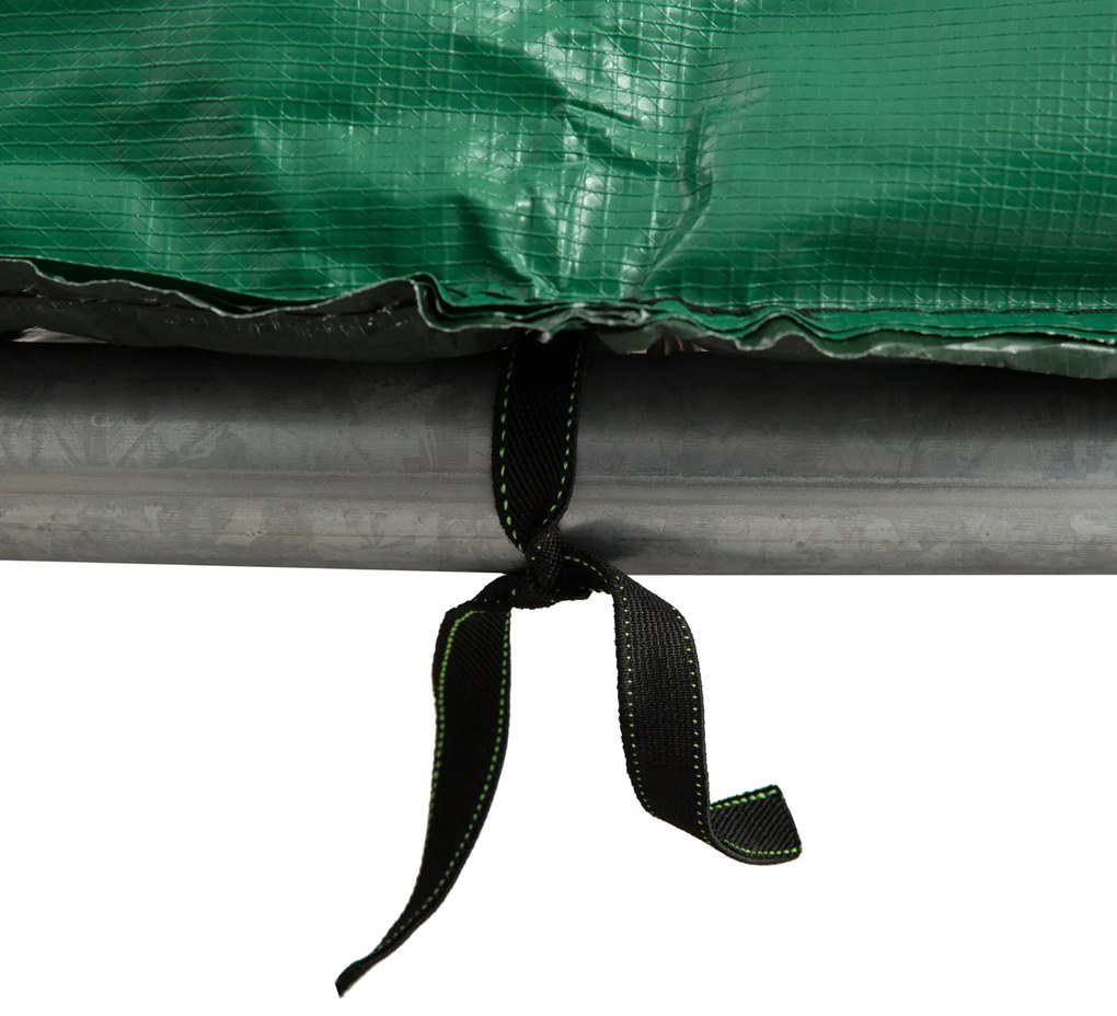 HOMCOM Pernă de protecție pentru trampolină de grădină, Ø 244cm Verde | Aosom Romania
