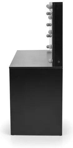 Masă de toaletă AMORIO neagră