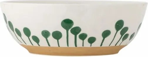 Bol ceramic cu finisaj verde natural – Linora