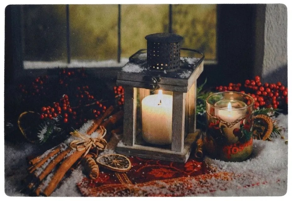 Covoras de Craciun RUSTIC WELCOME 38x58 cm - mai multe variante Varianta: Patine