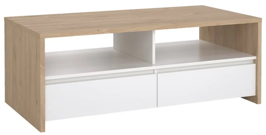 Măsuță de cafea albă-în culoare naturală 60x120 cm Next – Tvilum