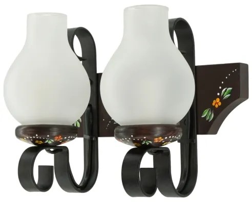 Brilagi - Aplica de perete QUEEN 2xE14/40W/230V fag/wenge