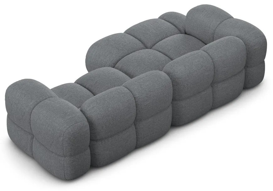 Colțar gri (cu colț pe partea stângă/cu șezlong) Loretto – Cosmopolitan Design