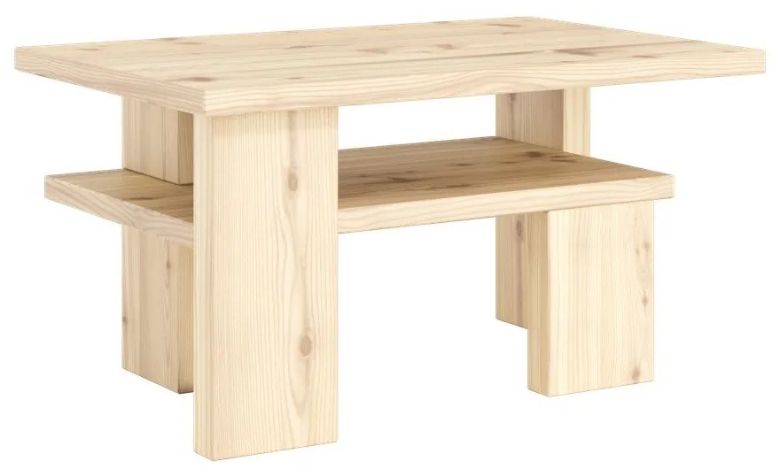 Măsuță de cafea în culoare naturală din lemn de pin 45x68 cm Japan – Karup Design