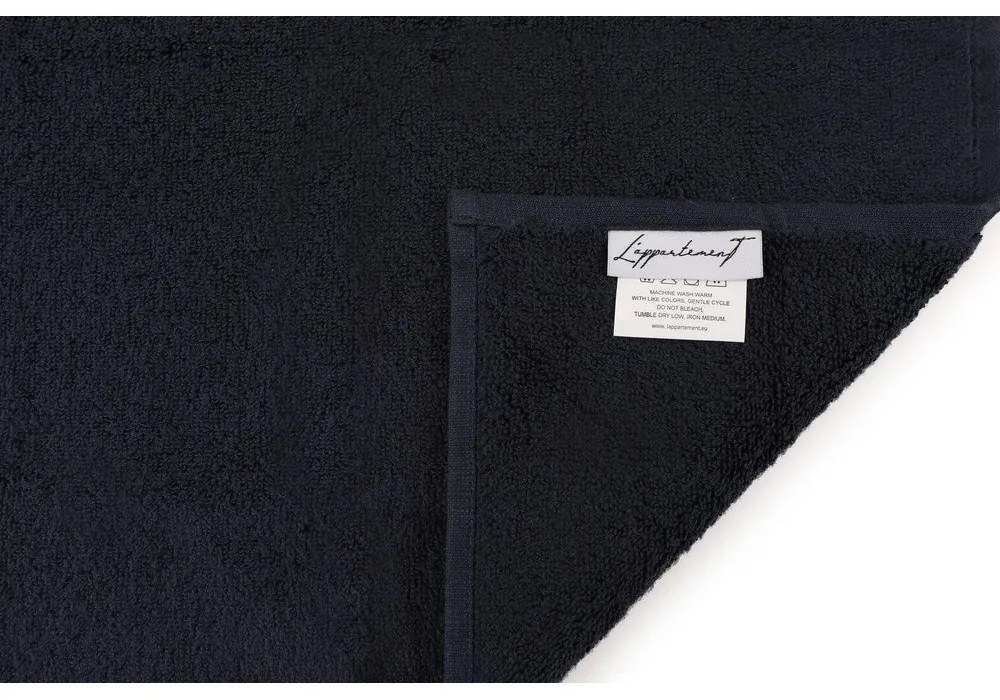 Prosop albastru închis din bumbac 30x50 cm Chicago – Foutastic