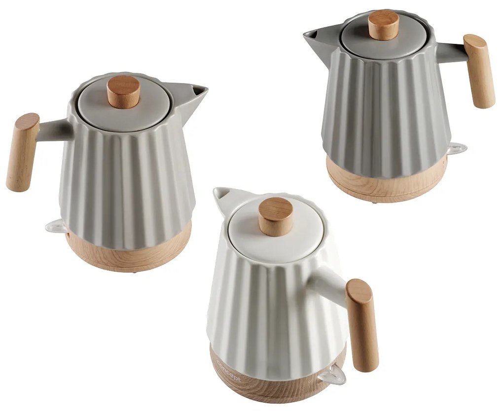 Ceainic Concept RK0091, gri deschis